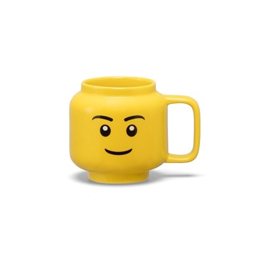 LEGO Keramička dječja šalica, 255 ml, žuta