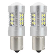 AMIO LED žarulje CANBUS 1156 BA15S P21W 24SMD 3030 bijele 12V/24V