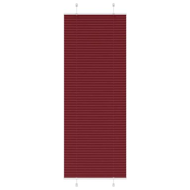 Plisirana zavjesa, 70 x 200 cm, širina tkanine 69,4 cm, poliester, bordo crvena