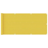 Balkonski zastor 75 x 400 cm HDPE, žuti