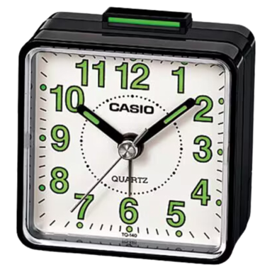 CASIO Budilica TQ-140-1BDF, crna