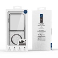 DUXDUCIS Maskica za Samsung Galaxy Z Flip7, premium MagSafe, crno-prozirna