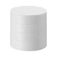 YAMAZAKI Bijela katna kutija za nakit Tower, ⌀ 10 cm