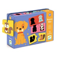 DJECO Puzzle Duo Sjene, 24m+