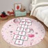 MILA HOME Ružičasti dječji tepih ø 80 cm Comfort