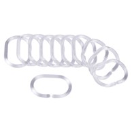 DOUCEUR D'INTÉRIEUR Kuke za zavjesu za tuš u setu 12 kom 4 cm Vitamine