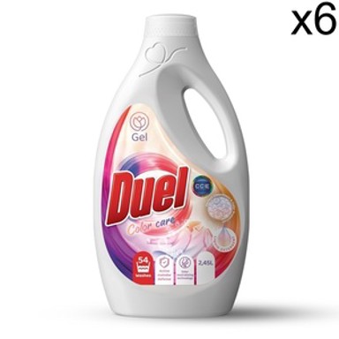 DUEL Tekući deterdžent Color Care, 2,45 L, 6 kom