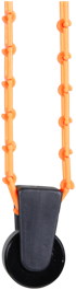 WALIMEX Pozadinski expan + lanac i uteg, narančasti
