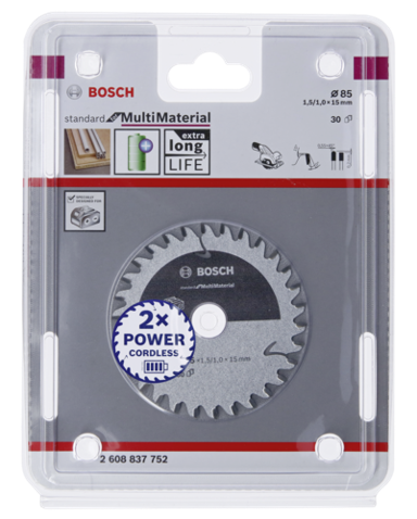 BOSCH List za kružnu pilu ST MM H, 85x15 T30