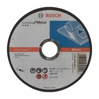BOSCH Rezna ploča za metal 125 mm METAL