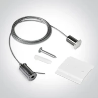 Ovjesni kit DM42026/W, za MAXI šine DM42001/DM42002/DM42003, 3 m, bijela