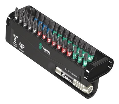 WERA Set bitova za odvijač, 05057697001, 30 komada