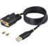 STARTECH.COM USB-A na DB-9 serijski kabel 1P3FFCNB-USB-SERIAL, 1 m, crni