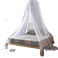 NIKCORP Mreža za krevet protiv komaraca, baldahin, bijela