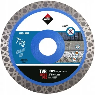 RUBI Dijamantna rezna ploča Turbo Viper SuperPro, 125 mm