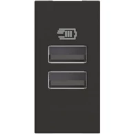 CLASSIA Punjač USB A+A RG4191AA, 1M, crn