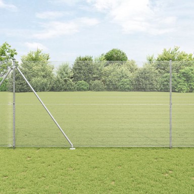 Zavarena žičana ograda s 13 klinova 1,5x50 m pocinčani, čelik