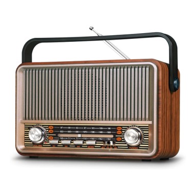 MG Bluetooth prijenosni retro radio SG-510BT, smeđi