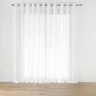 DOUCEUR D'INTÉRIEUR Bijela prozirna zavjesa 400x240 cm Haltona