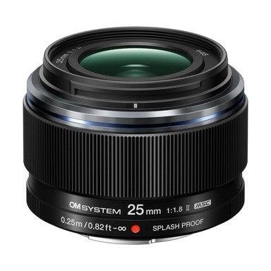 OLYMPUS OM System M.Zuiko Digital ED objektiv 25 mm F1.8 II, crni