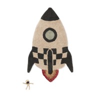LORENA CANALS Pamučan dječji tepih za igru 85x135 cm Rocket 