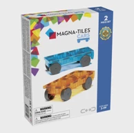 MAGNA TILES Magnetne kockice 2 Cars, plavi i narančasti auto