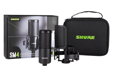 SHURE Set kondenzatorskog mikrofona SM4-K-KIT, crna
