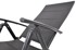 ROJAPLAST Aluminijska vrtna stolica, crna