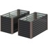 HOMESTAR Set povišenih vrtnih gredica 110x50x30 cm, tamnosiv