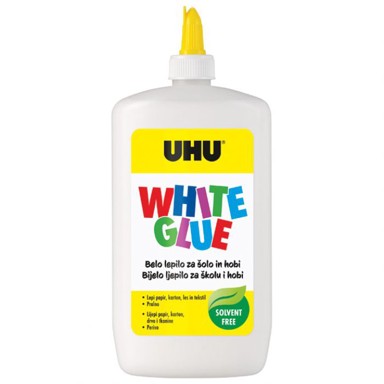 UHU Tekuće ljepilo White Glue 480 g, bijelo