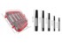 SPARTA Set za uklanjanje oštećenih vijaka (5 dijelova), crna