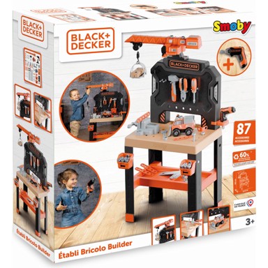 SMOBY Radionica Black & Decker, kran, plastična