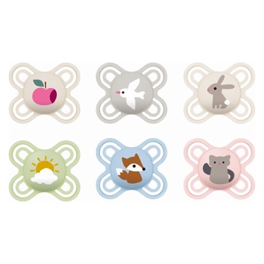 MAM Duda varalica silikon Perfect Start 0-2m 2 kom sort 868887