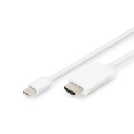 DIGITUS Adapter kabel, Mini DP muški/HDMI, Type-A muški, 2 m