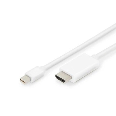 DIGITUS Adapter kabel, Mini DP muški/HDMI, Type-A muški, 2 m