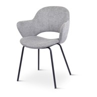 UNIQUE FURNITURE Svijetlo sive blagovaonske stolice u setu 2 kom Rowley 