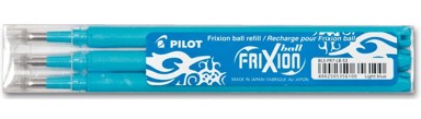 PILOT FRIXION ulošci za pisaljku s gelom, svijetlo plavi