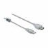 DELOCK USB produžni kabel A-A 1 m dvostruko zaštićeni, prozirna