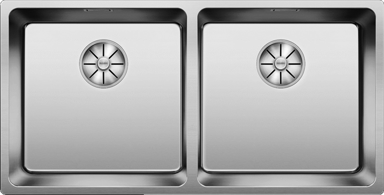 BLANCO Sudoper ANDANO 400/400-IF InFino 18/10, inox