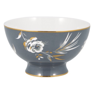 GREEN GATE Bijelo-siva porculanska posuda Aslaug