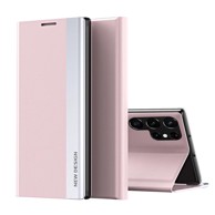 MG Preklopna maskica za Samsung Galaxy S25 Ultra, Sleep Case Pro, roza