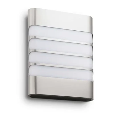 Zidna svjetiljka, Raccoon, LED, 4W, 400 lm, 2700K, IP44, 17273/47/16, inox