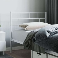 Metalno uzglavlje za krevet, 75 cm, bijela