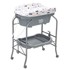 COSTWAY Stol za prematanje s kadicom, 2-u-1