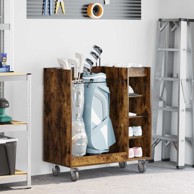 Ormar Golf s kotačima 90 x 45 x 98 cm, dimljeni hrast