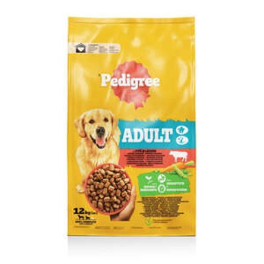 PEDIGREE Hrana za pse Adult, govedina i povrće, 12 kg