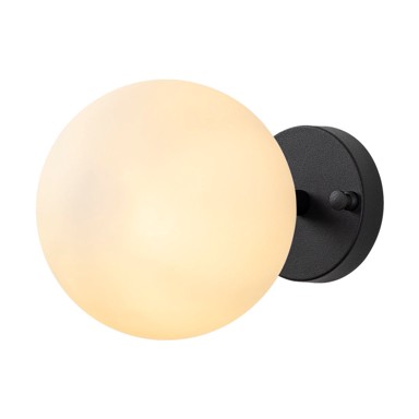 OPVIQ LIGHTS Crno-bijela zidna lampa ø 15 cm Atmaca