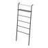 YAMAZAKI Crni stalak s policom Tower Ladder