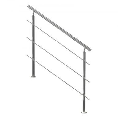 VEVOR Rukohvat, 120 x 104 x 106 cm, srebrni