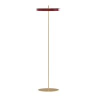 UMAGE Crvena LED stojeća svjetiljka s mogućnosti zatamnjivanja s metalnim sjenilom (visina 151 cm) Asteria Floor 